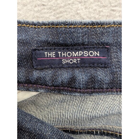 Vigoss Denim Shorts Womens Size 28 Blue Distressed Whiskers The Thompson Comfort - Picture 16 of 16